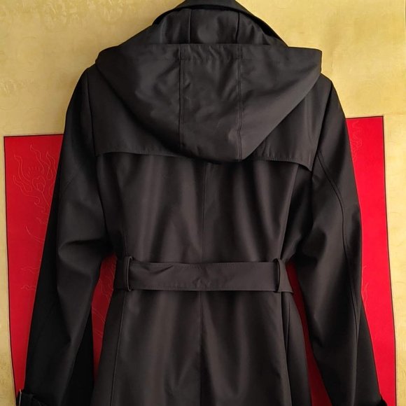 Calvin Klein Women's Black Trench Coat - Picture 10 of 12